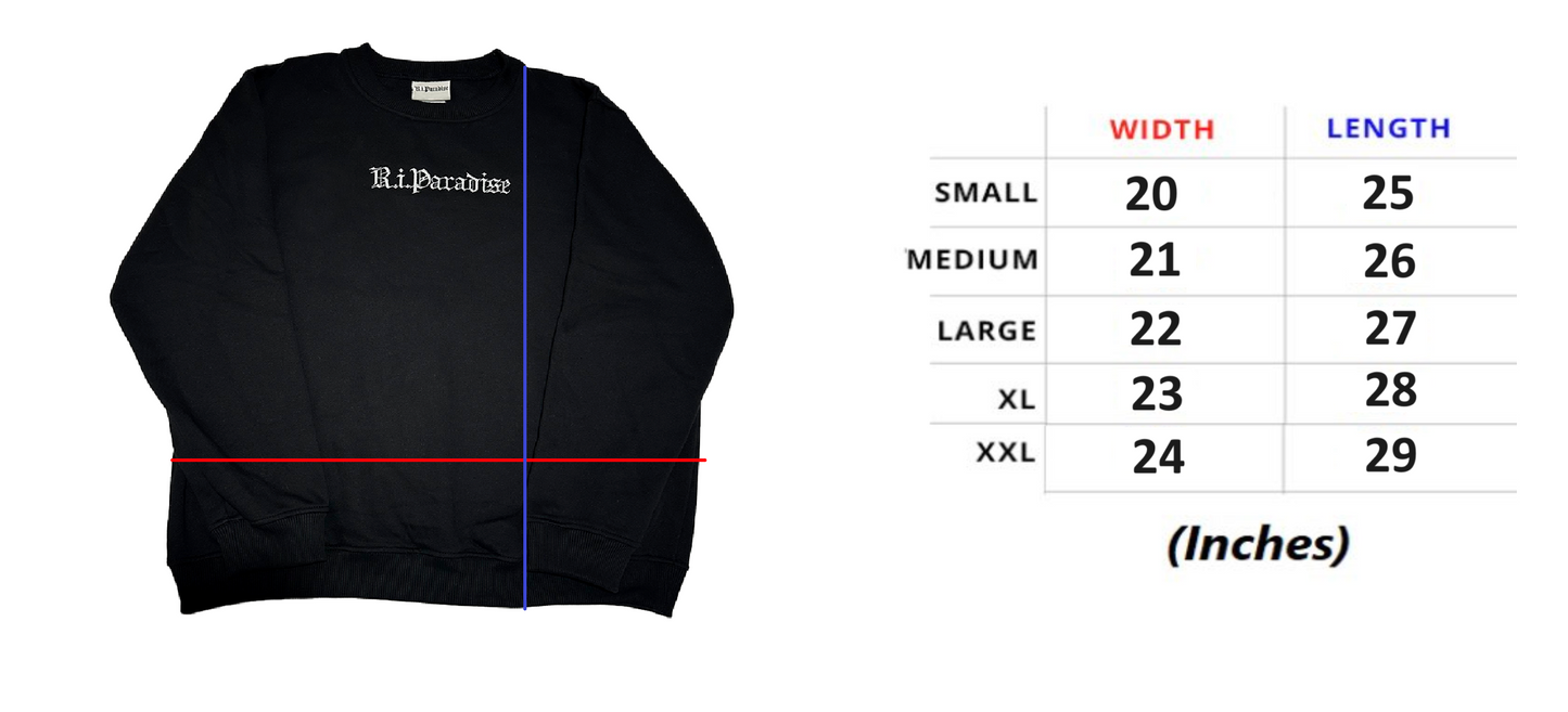 Riparadise Embroidered Crewneck